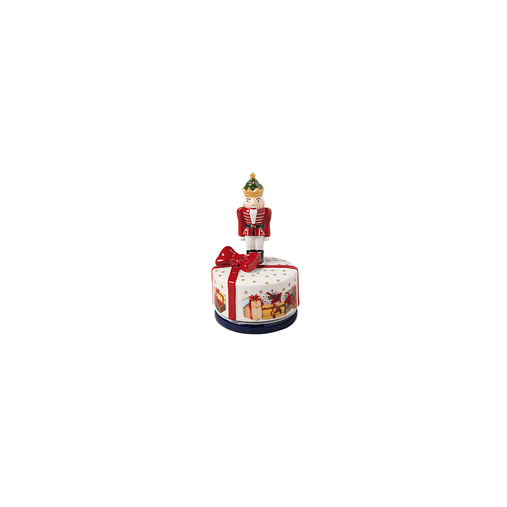 Nostalgic Melody Christmas music box - Multi-colored, 3.6'' x 3.6'' x 5.8''