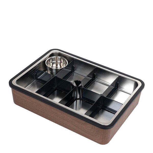 Tilbehørssett til matboks 2-8 rom Walnut