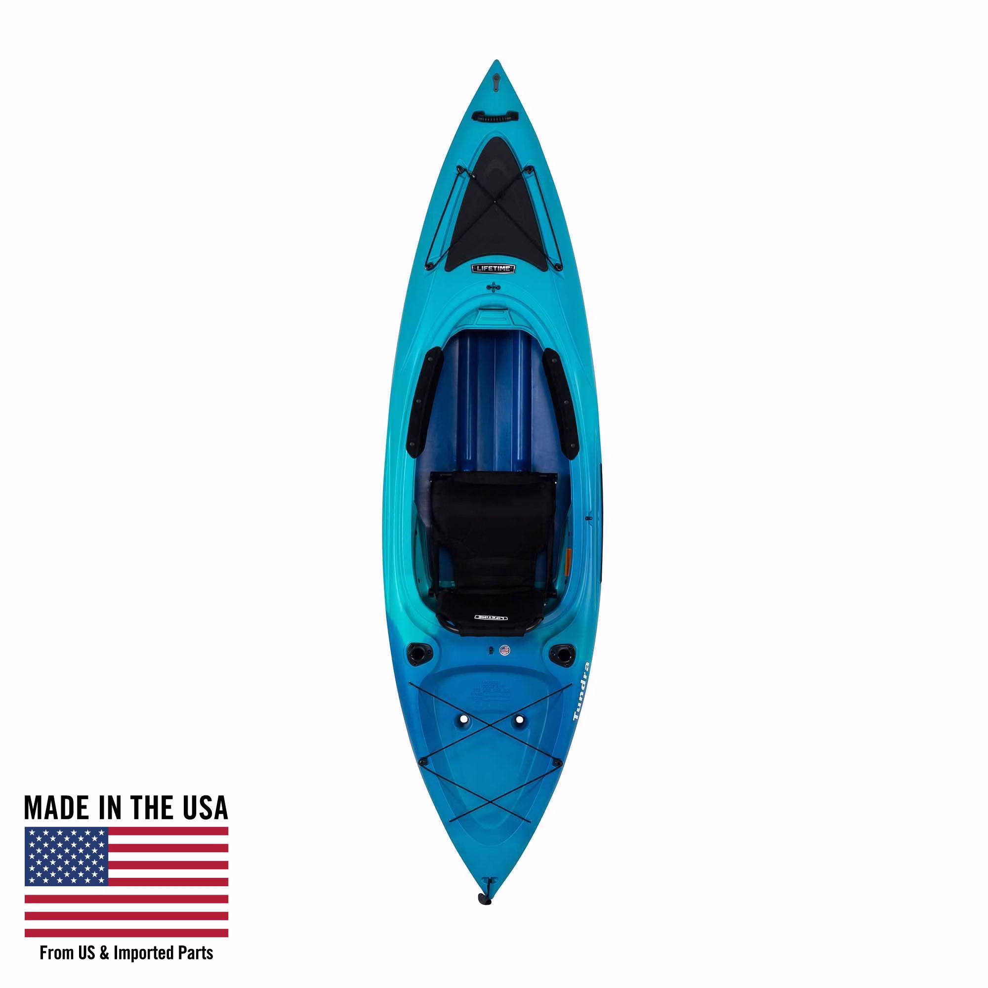 Tundra 10 ft Sit-Inside Kayak, Bahama Fusion (91193)