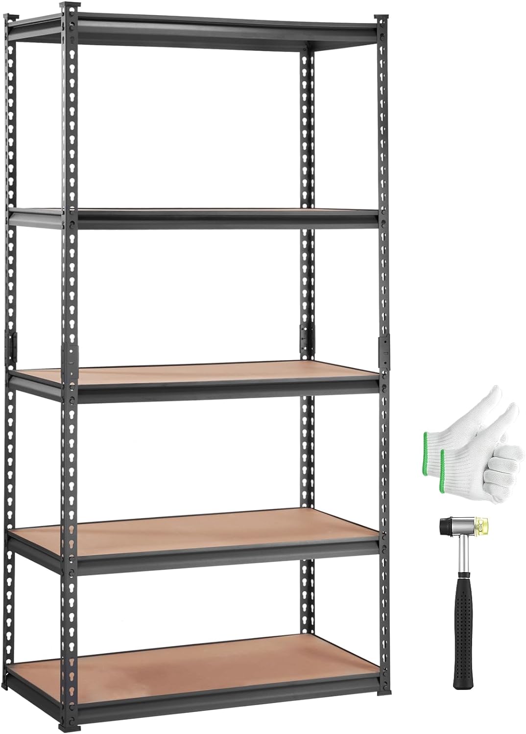 VEVOR Storage Shelves 5-Tier Adjustable 2000 lbs 36