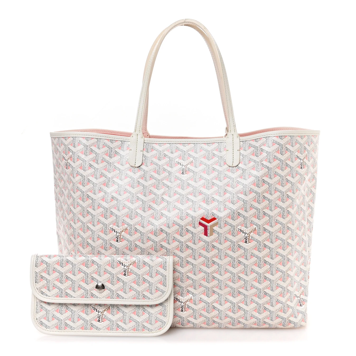 Goyardine Saint Louis Claire Voie PM White Pink