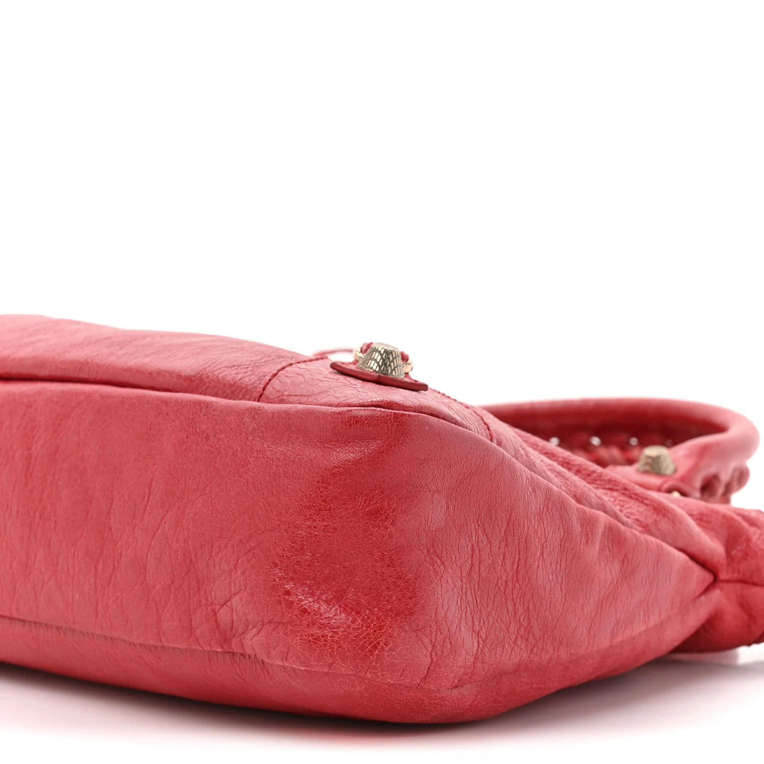 Agneau Giant 12 Rose Gold Hardware Town Rouge Coquelicot