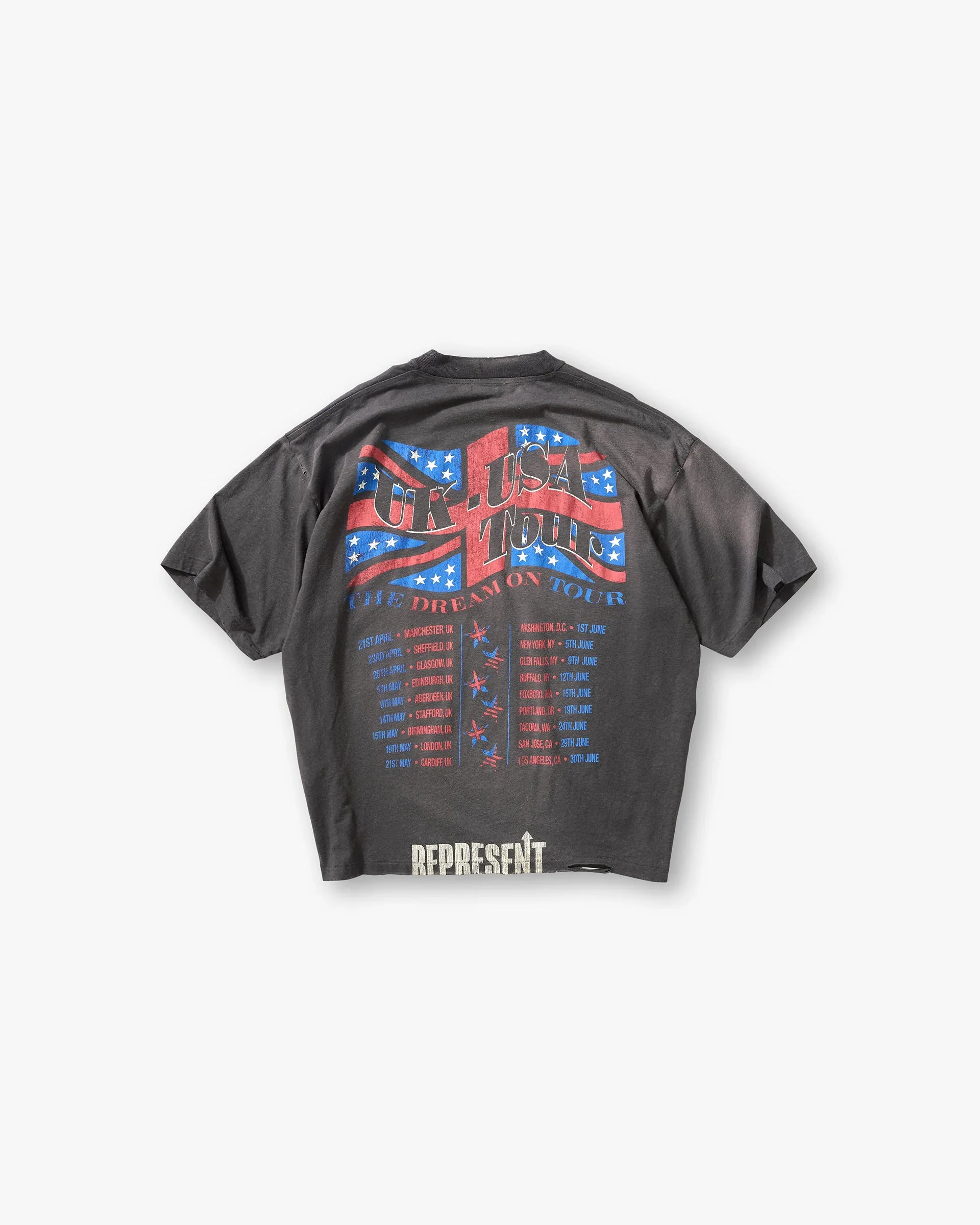 Dream On Tour T-Shirt - Sun Fade Grey