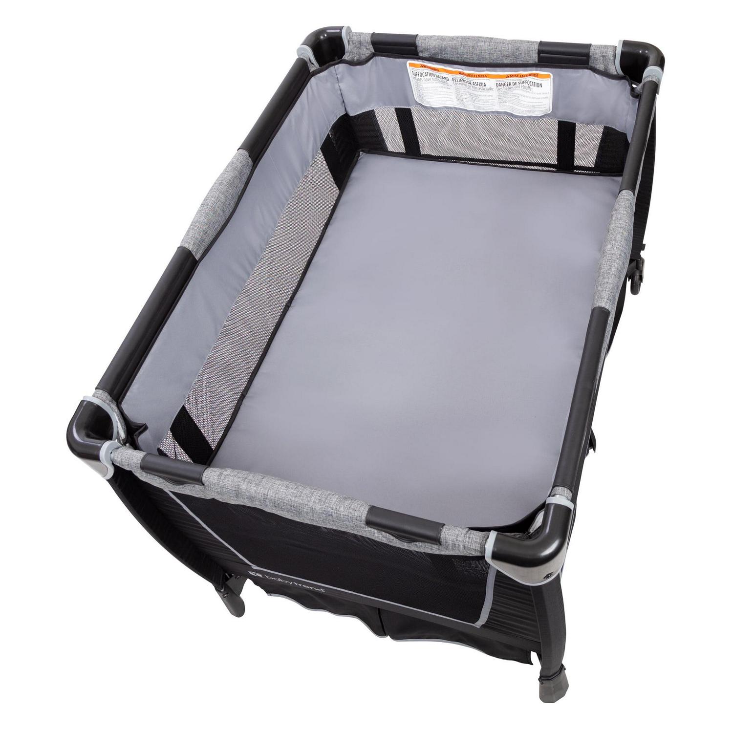 Simply Smart Nursery Center Playard with Bassinet and Travel Bag Whisper Grey - Image 5