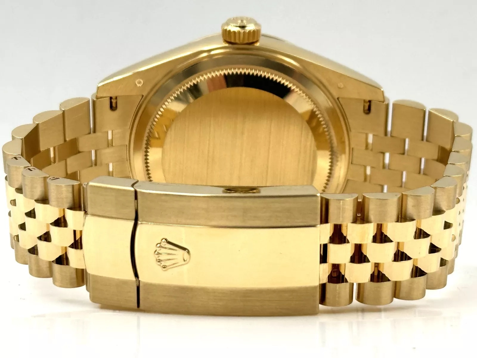 [Super Clone]RLX  Sky-Dweller 42mm Yellow Gold Champagne Dial Jubilee - 336938