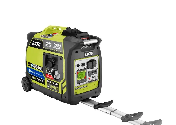 2,300-Watt Recoil Start Bluetooth Super Quiet Gasoline Powered Digital Inverter Generator with CO Shutdown Sensor - Image 8