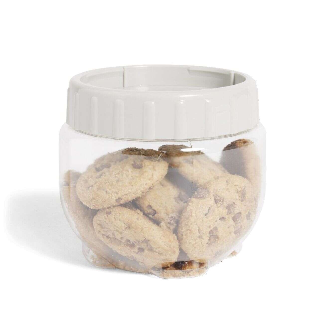 Boîte de conservation transparente avec couvercle à visser 550ml