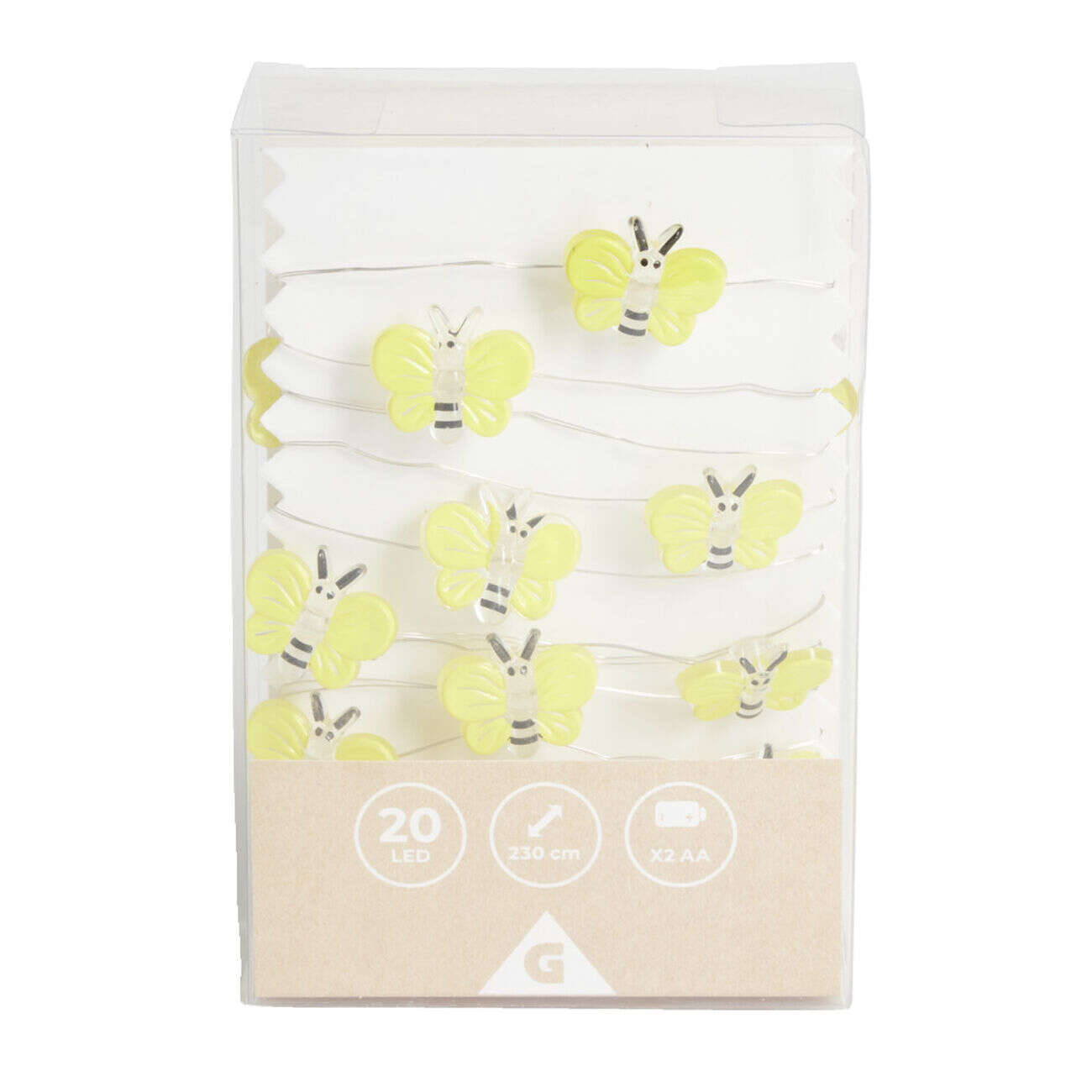 Guirlande LED abeille 230cm