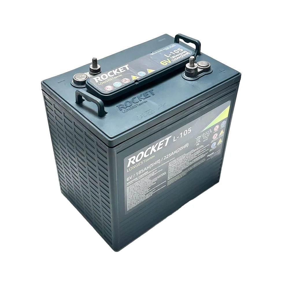 L-105 225Ah 6V Golf Cart Battery Replaces Trojan T-105 (Set of 6) - Image 7