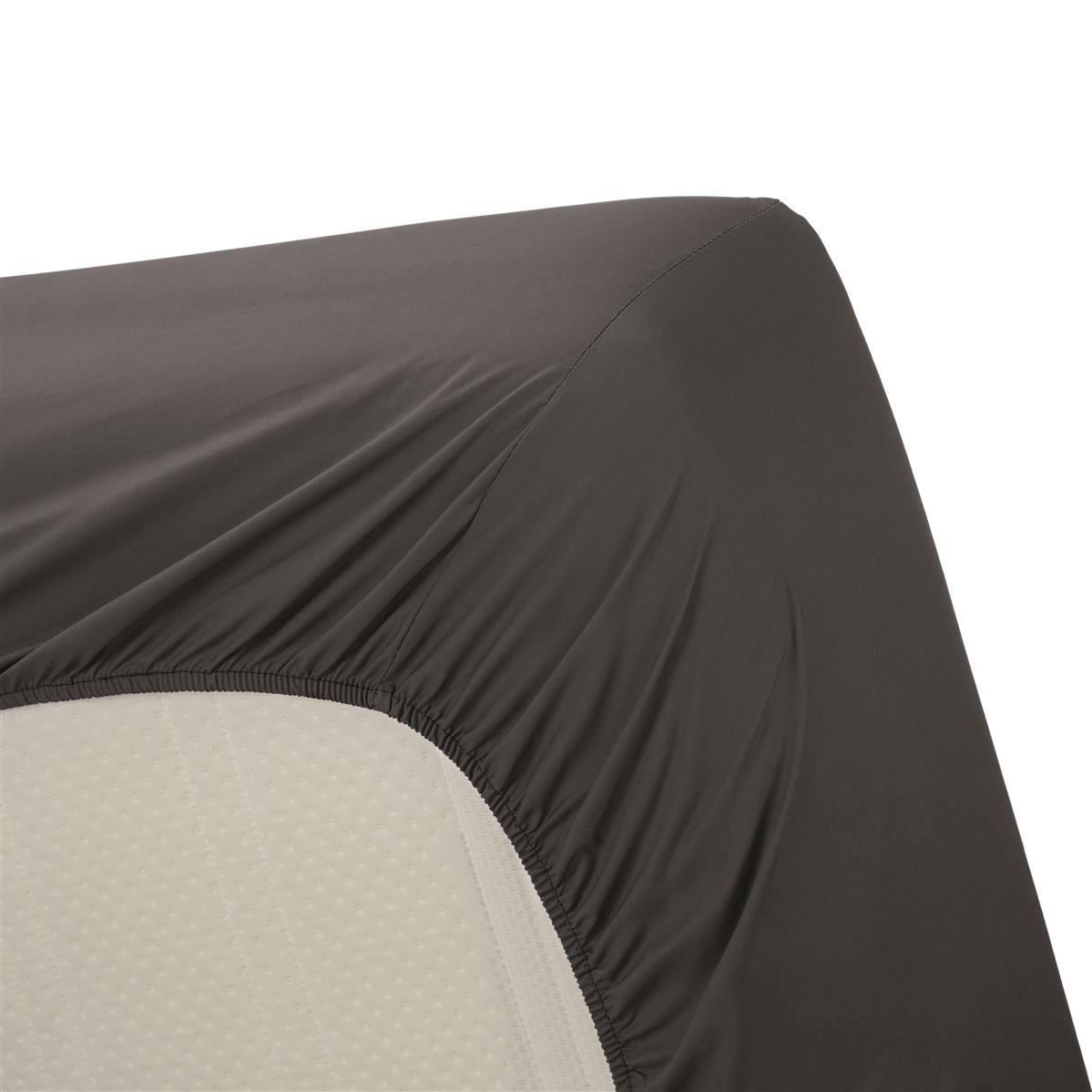 Beddinghouse Percale katoen - Hoeslaken - 180x220 - Antraciet