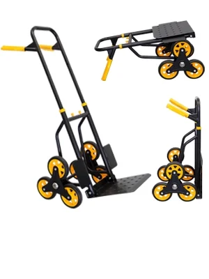 Mount-It! Stair Climber Hand Truck and Dolly , 264 lbs. Capacity Heavy-Duty Trolley Cart
