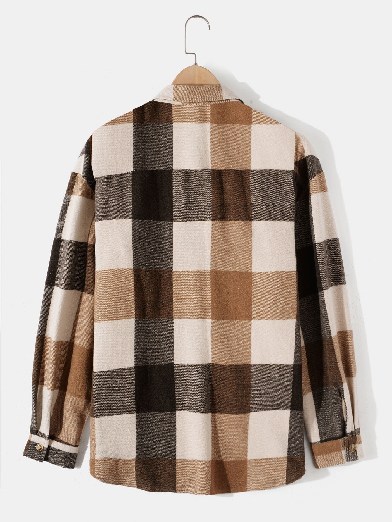 Surchemise à carreaux en flanelle
