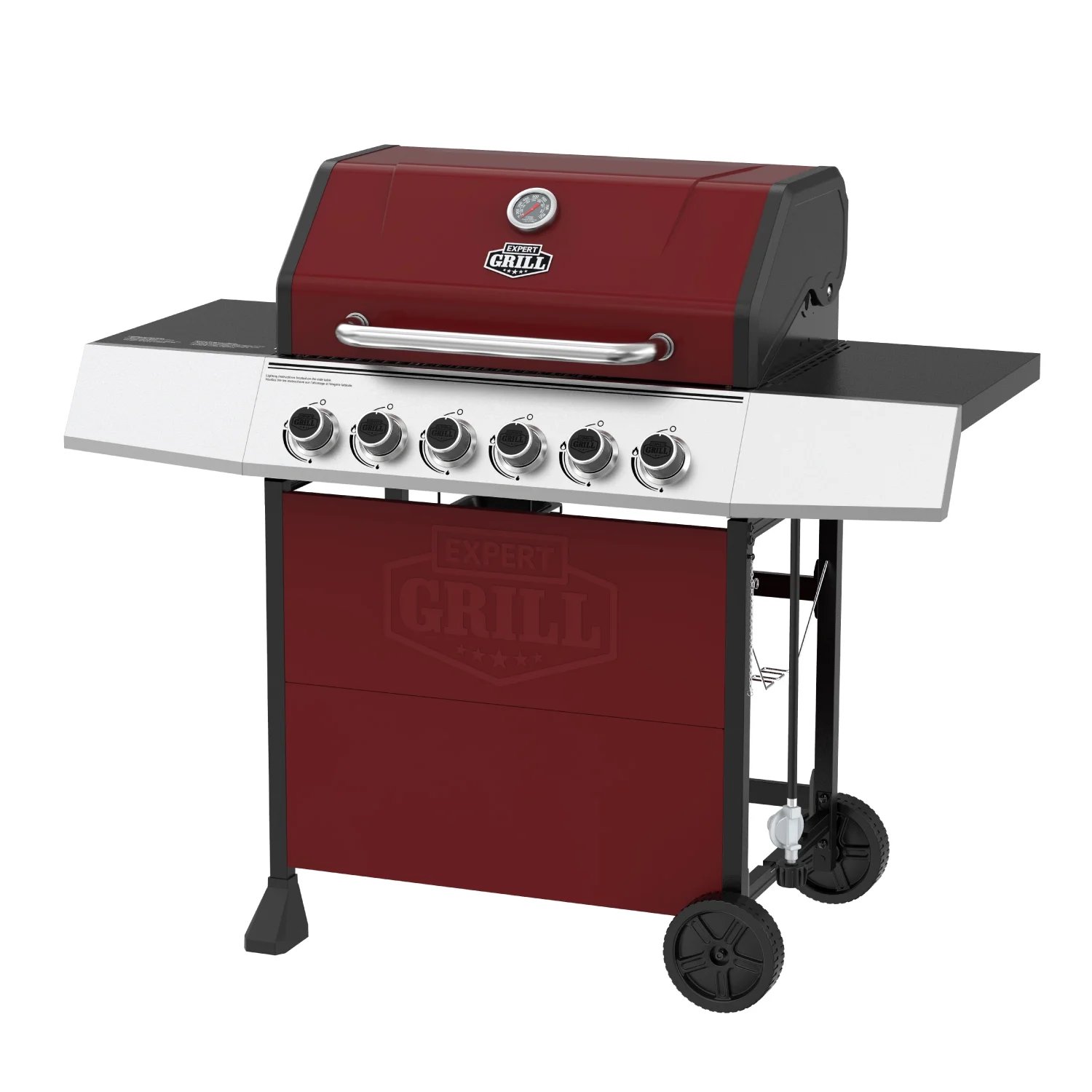 Expert Grill 5 Burner Propane Gas Grill with Side Burner