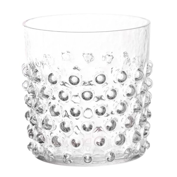 Hobnail vannglass 15 cl klar