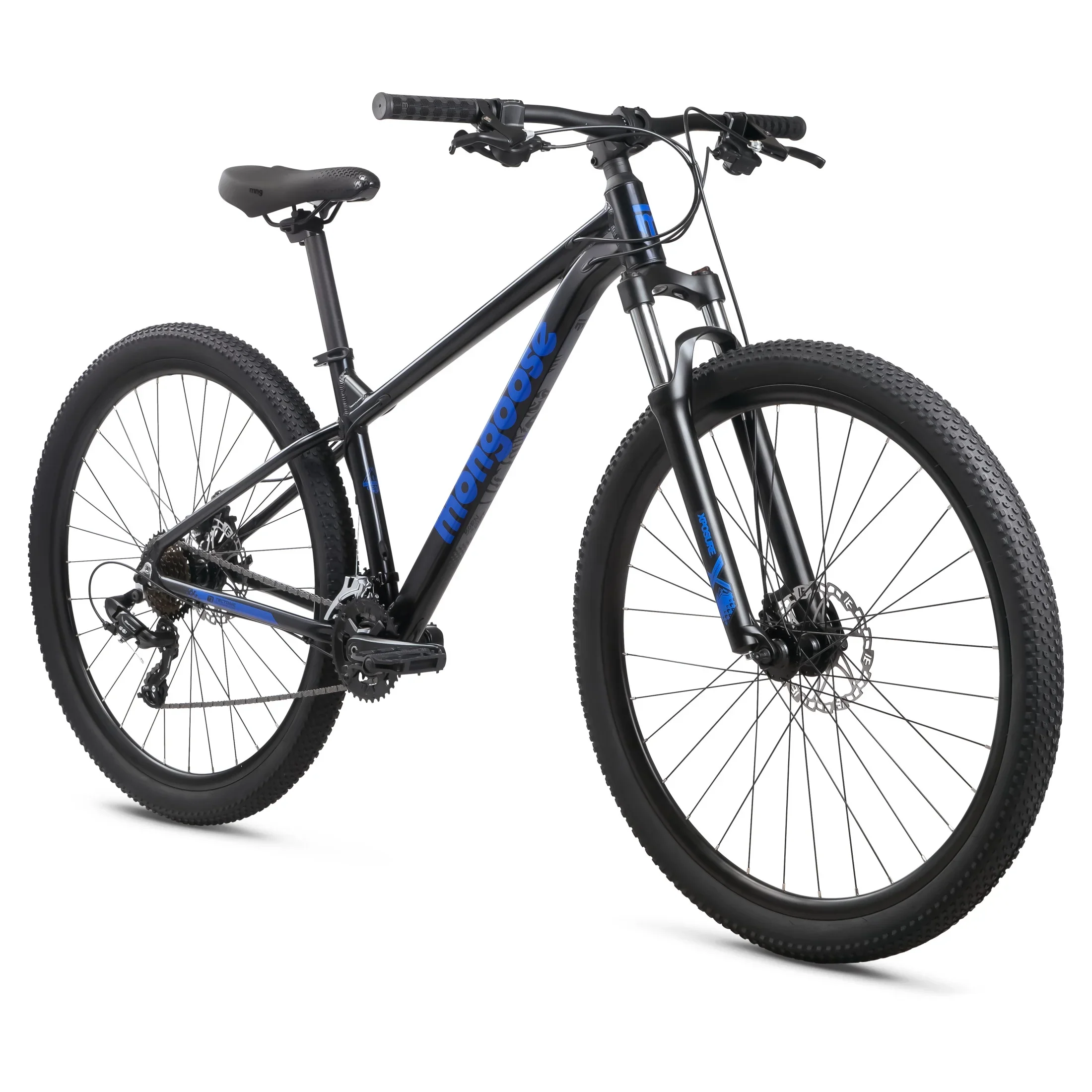 Mongoose Switchback Comp, Unisex Mountain Bike, 29- Inch Wheel, Extra Large Frame, Black