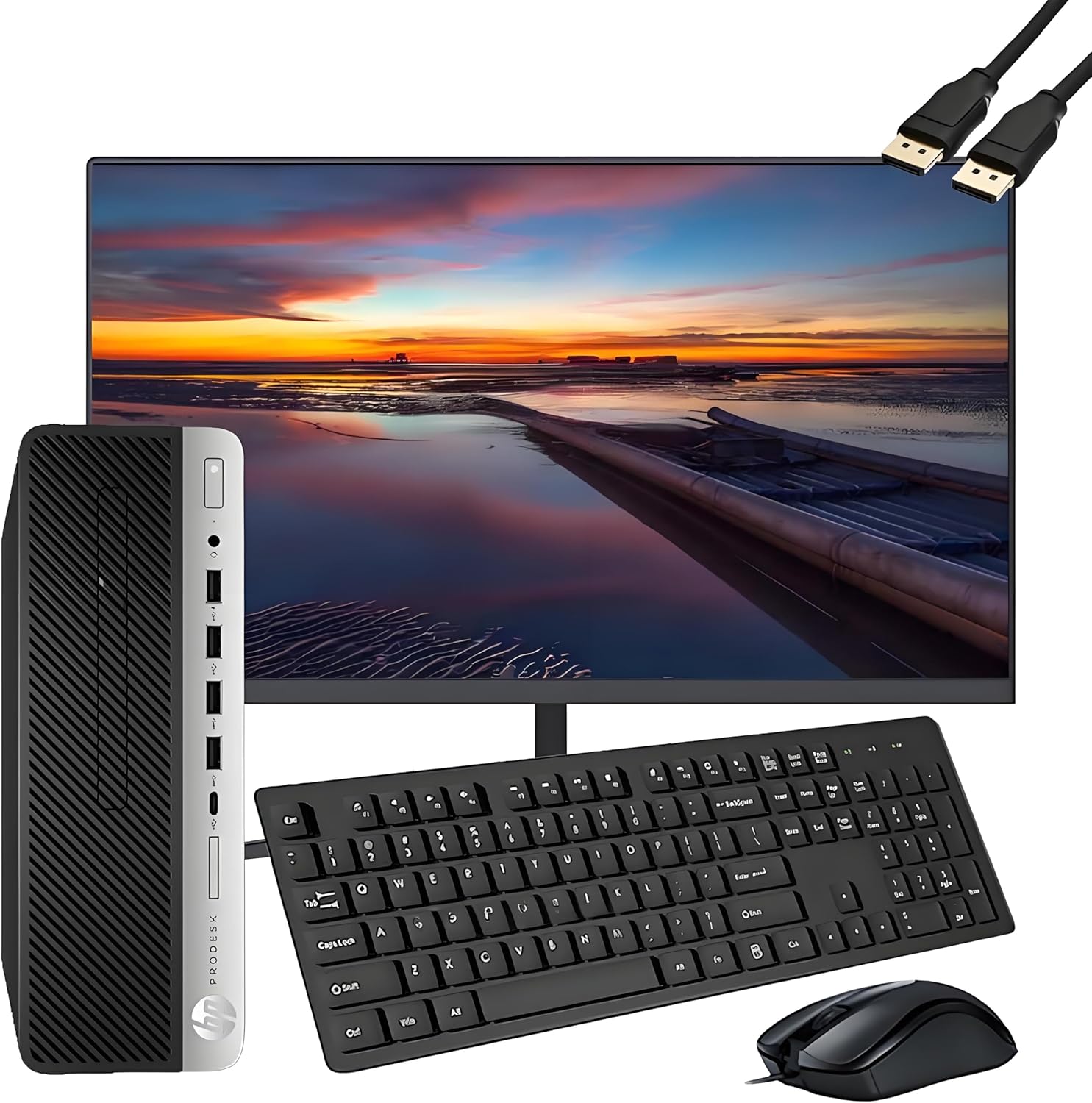 HP ProDesk 600 G3 SFF Desktop Computer with 21.5