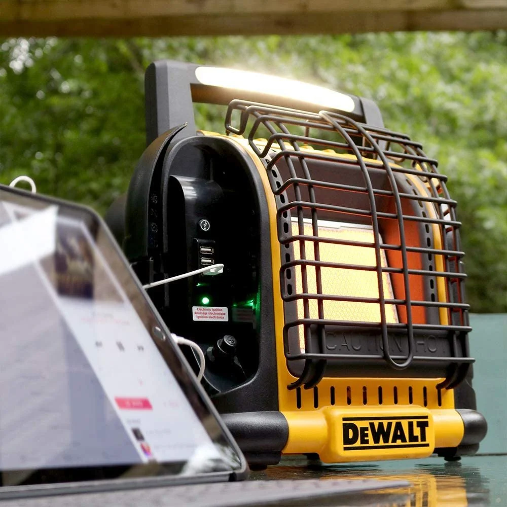 DXH12B Portable Heater, Yellow - Image 5