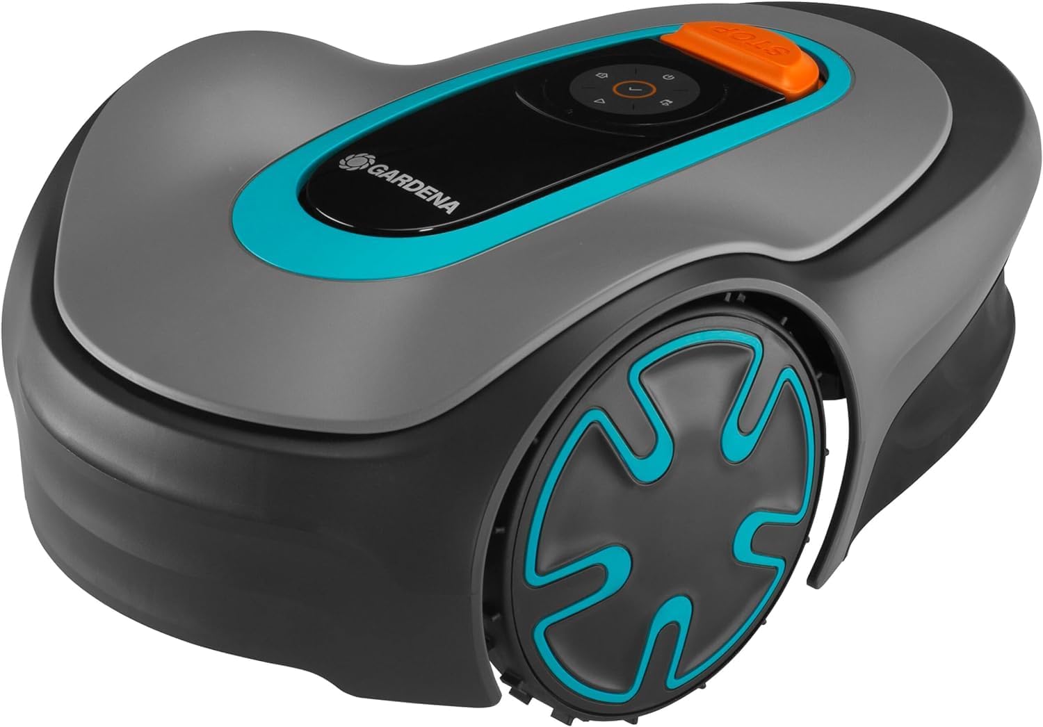 Gardena Robotmaaier SILENO minimo 500 m: intelligente grasmaaier met optimale connectiviteit, programmeerbaar met Gardena Bluetooth-app, DE-versie (15202-20)