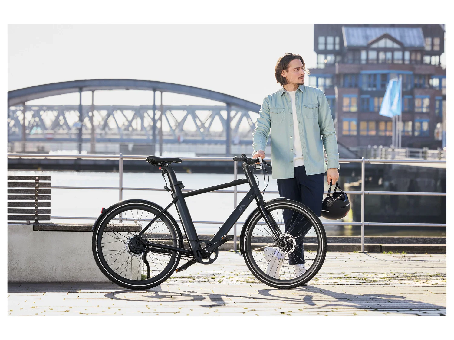 CRIVIT Vlo lectrique Urban X, 27,5 pouces