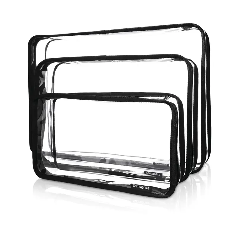 Clear Go Clear 3PC Packing Cubes Packing Organization | 2395-DBANV - SAMSONITE OUTLET