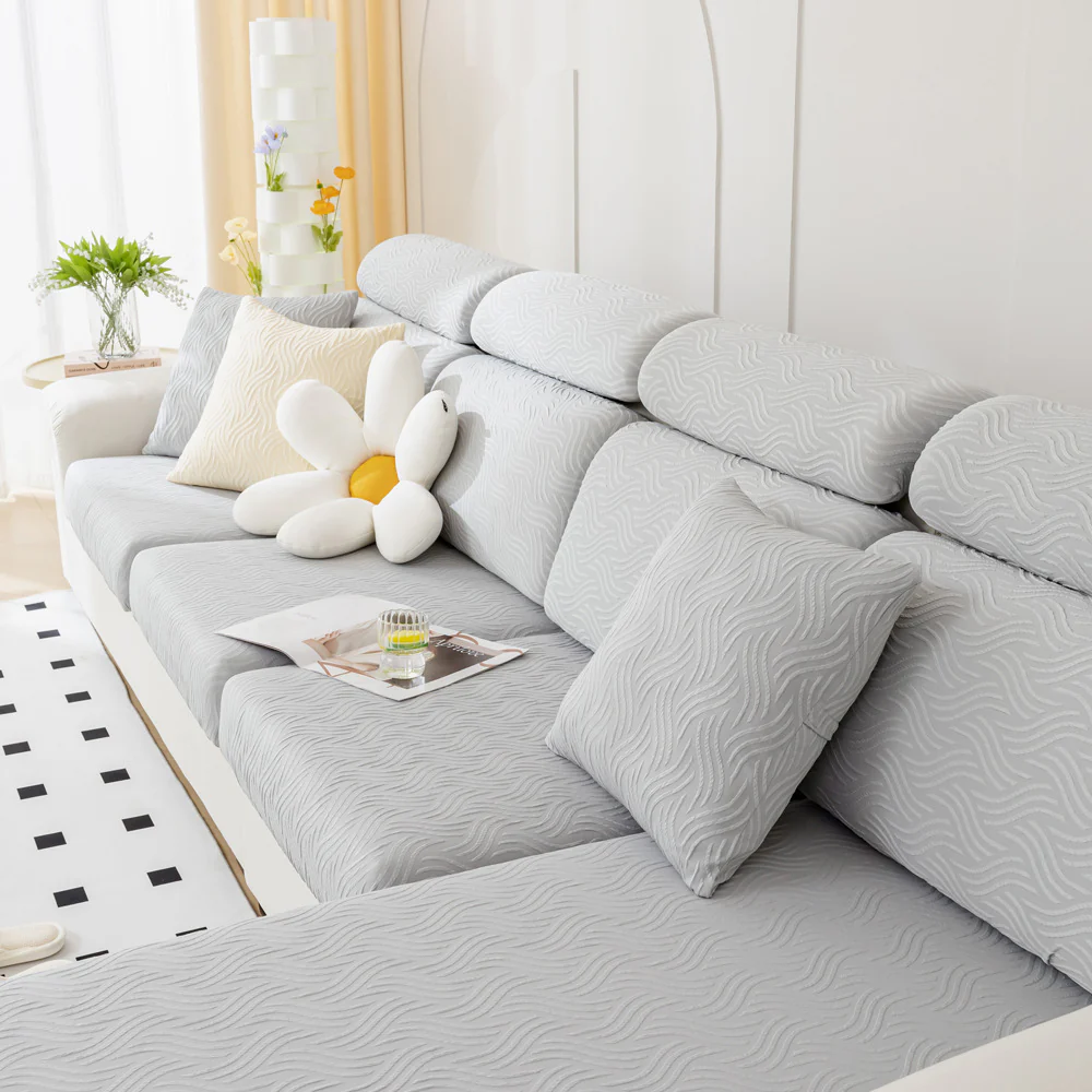 Modern Cooling Water-resistant Antifouling Stretch Magic Sectional Couch Cover