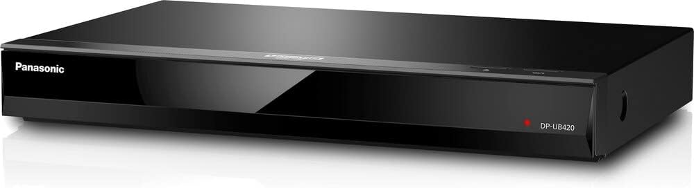 Panasonic UB420 Streaming 4K Blu Ray Player  Ultra HD Premium Video Playback with Hi-Res Audio  Voice Assist - DP-UB420-K Blu Ray DVD Player (Black)