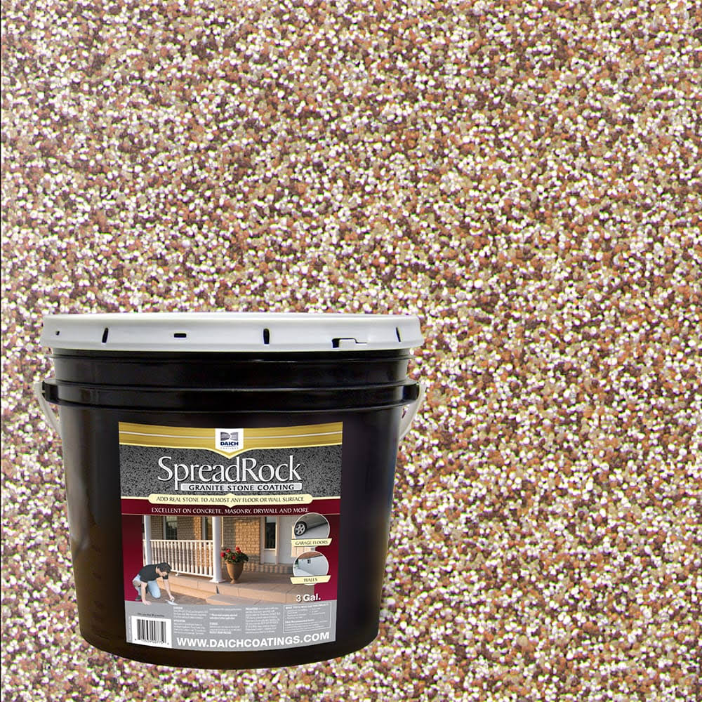 SpreadRock Granite Stone Coating 3-Gal Brownstone Interior/Exterior(Brownstone)