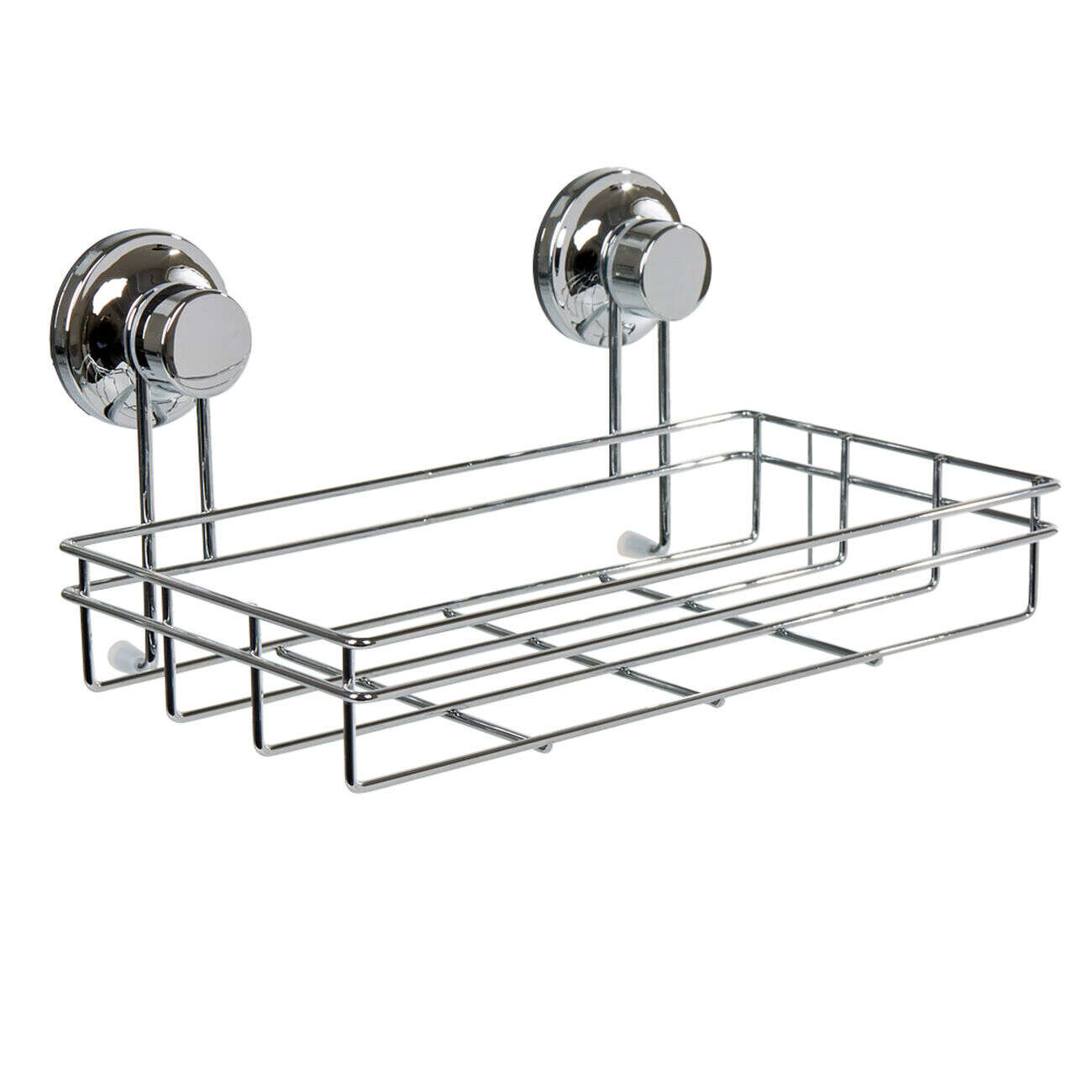 Panier serviteur de douche à ventouse inox