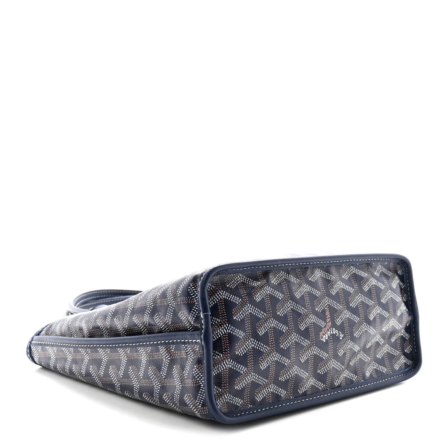 Goyardine Reversible Mini Anjou Navy