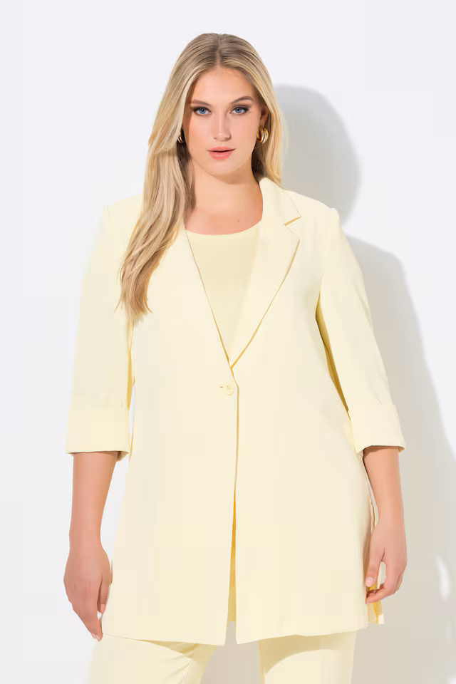 Colorful 3/4 Sleeve Blazer