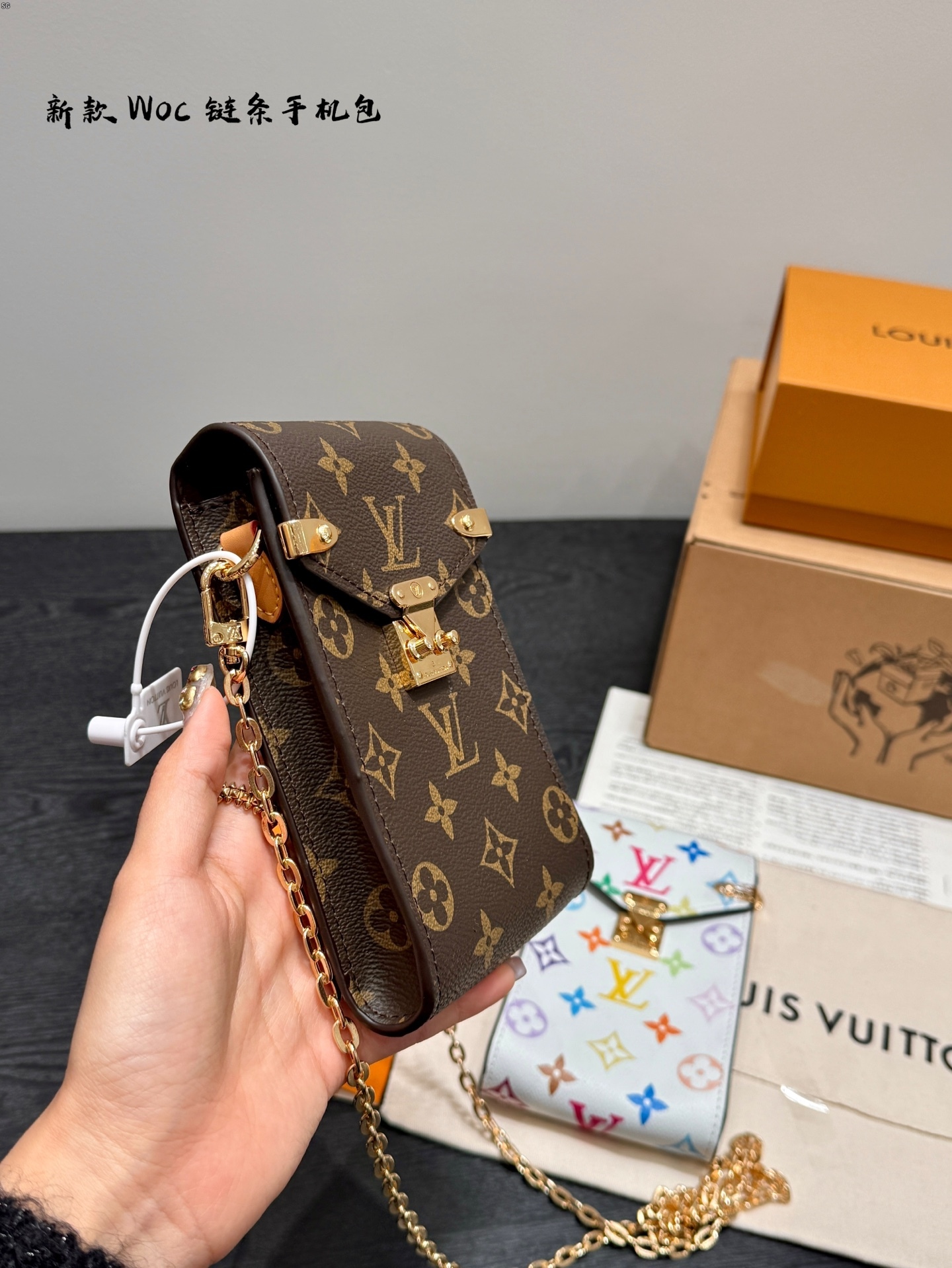 Louis new arrival Metis woc phone bag size: 10*17 cm