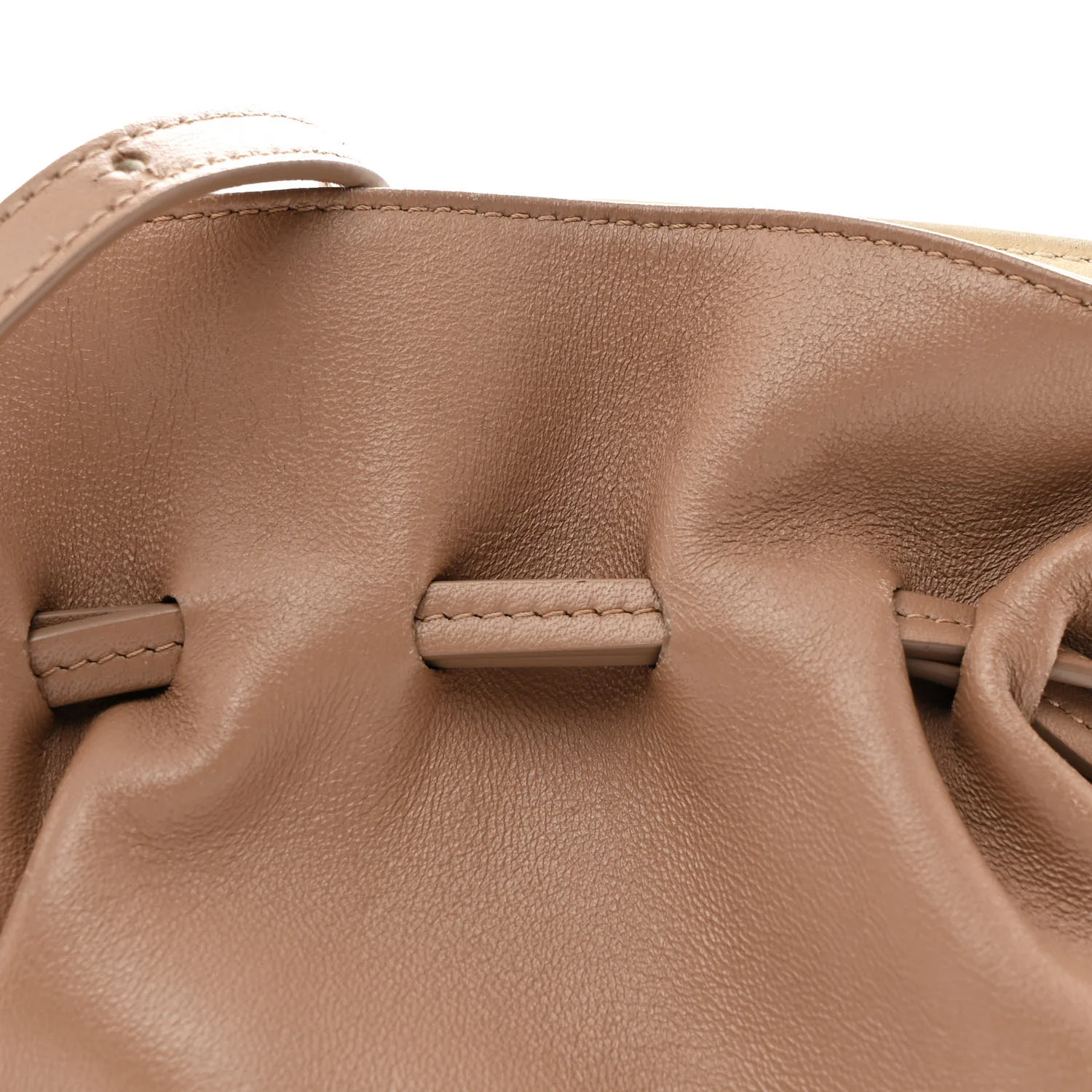 Lambskin Mini Protea Bag Biscotto