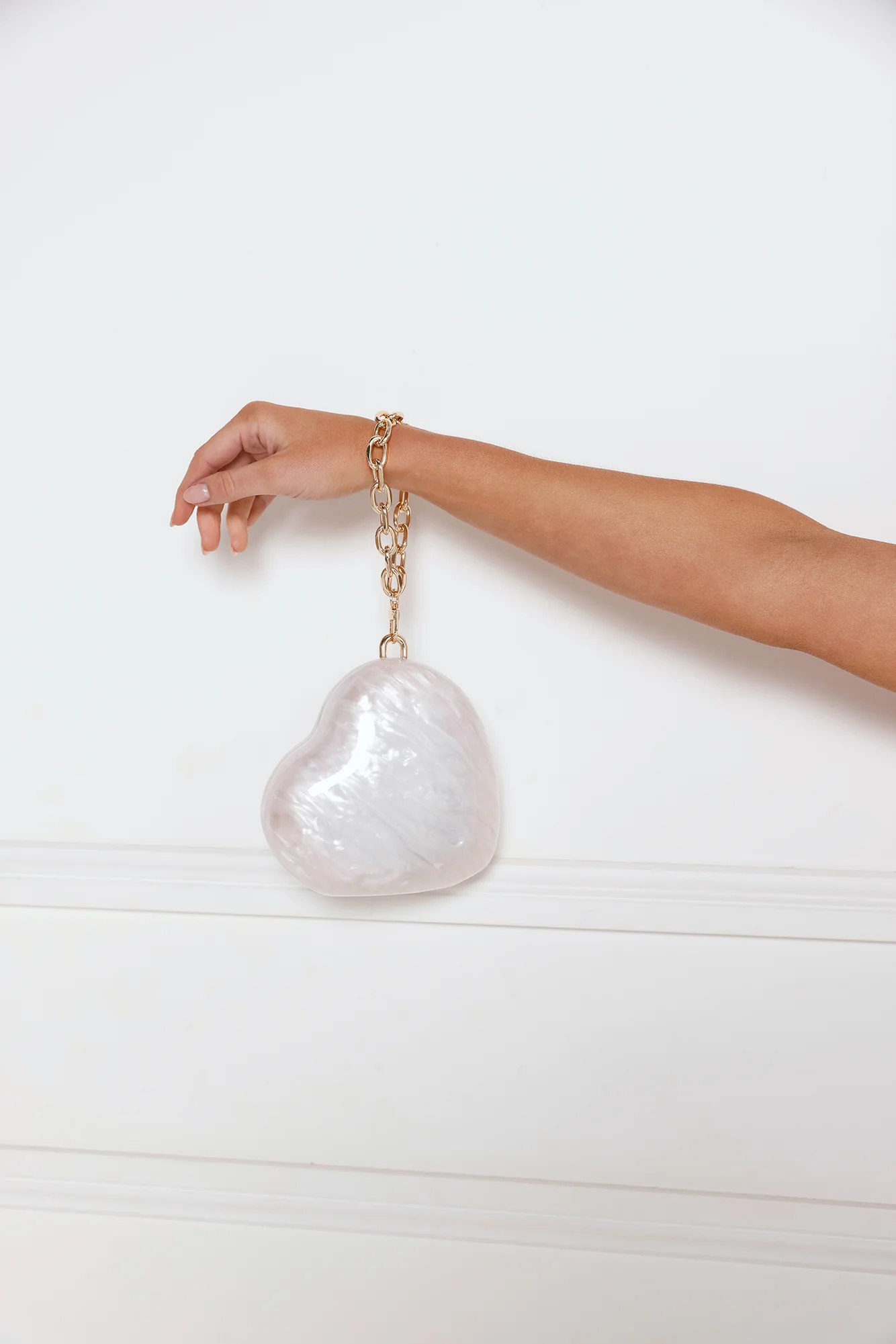 Love Glow Clutch White