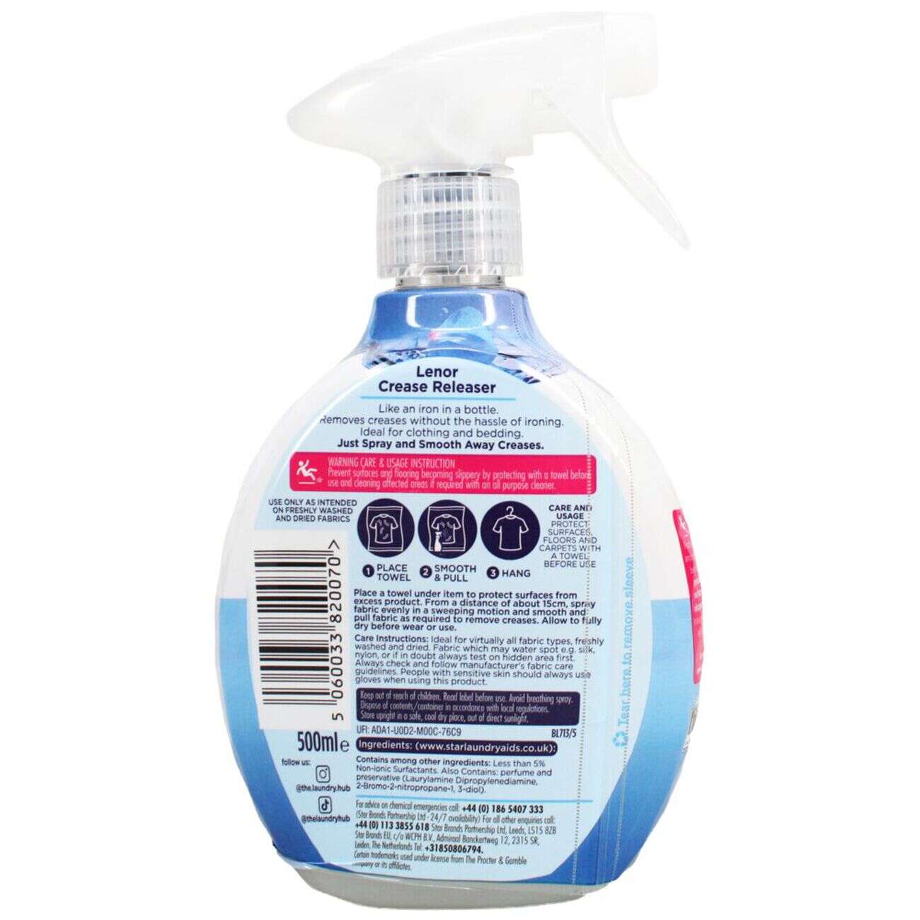 Spray défroissant Lenor Spring Awakening 500ml
