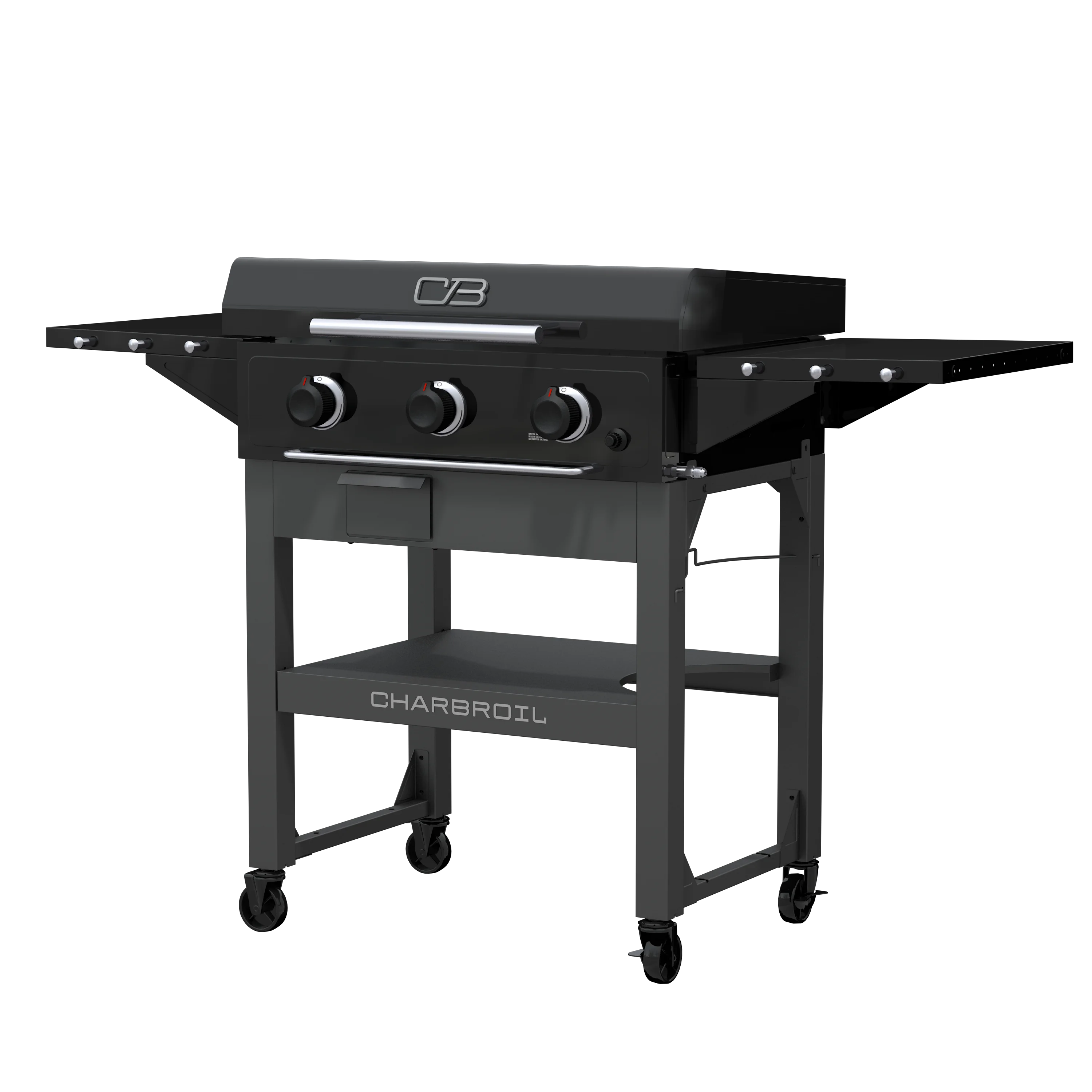 28" XL Performance Series? Propane Gas Griddle with Cart 3 Burner Flat Top Grill - Image 4