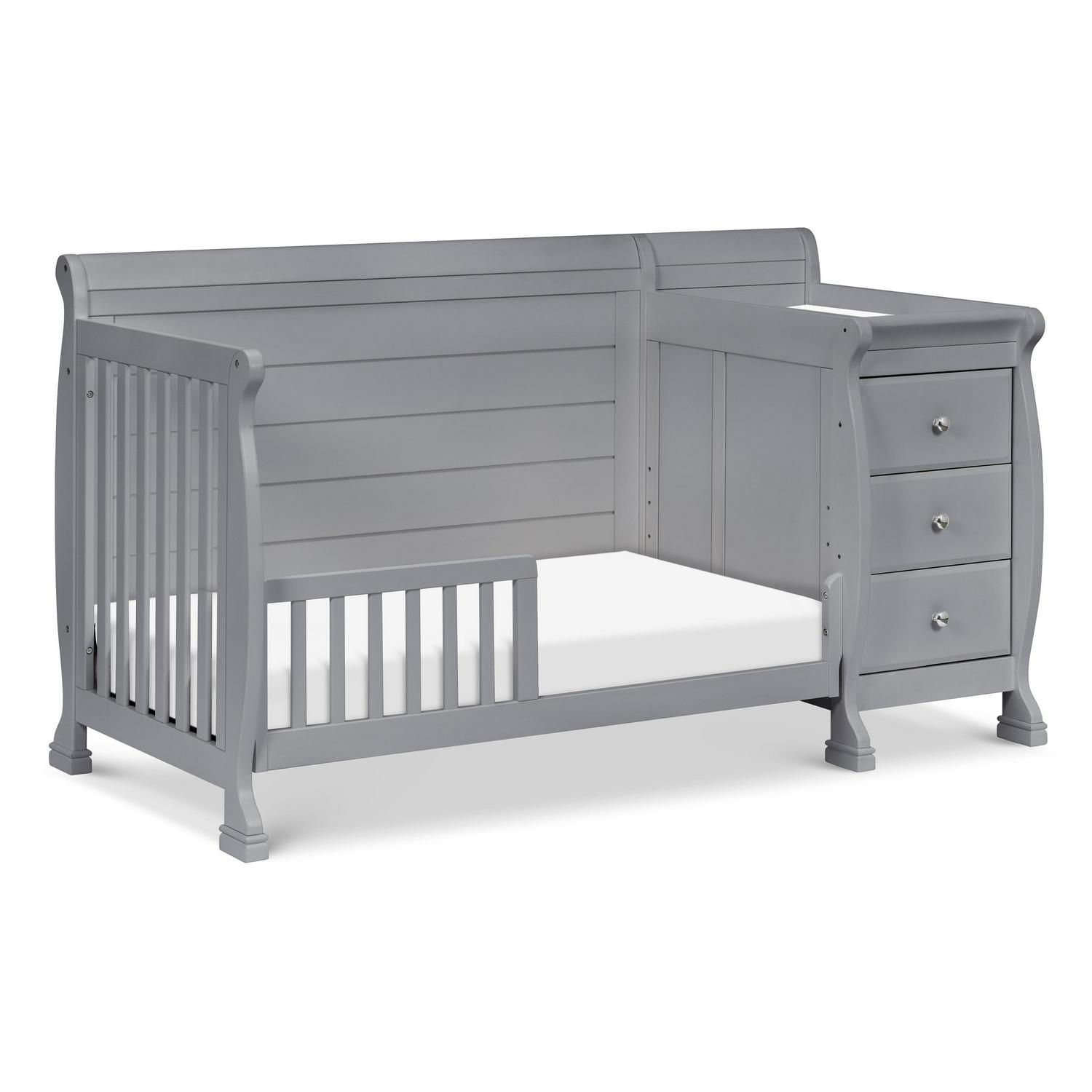 Davinci Kalani 4 - in - 1 Convertible Crib & Changer in Grey