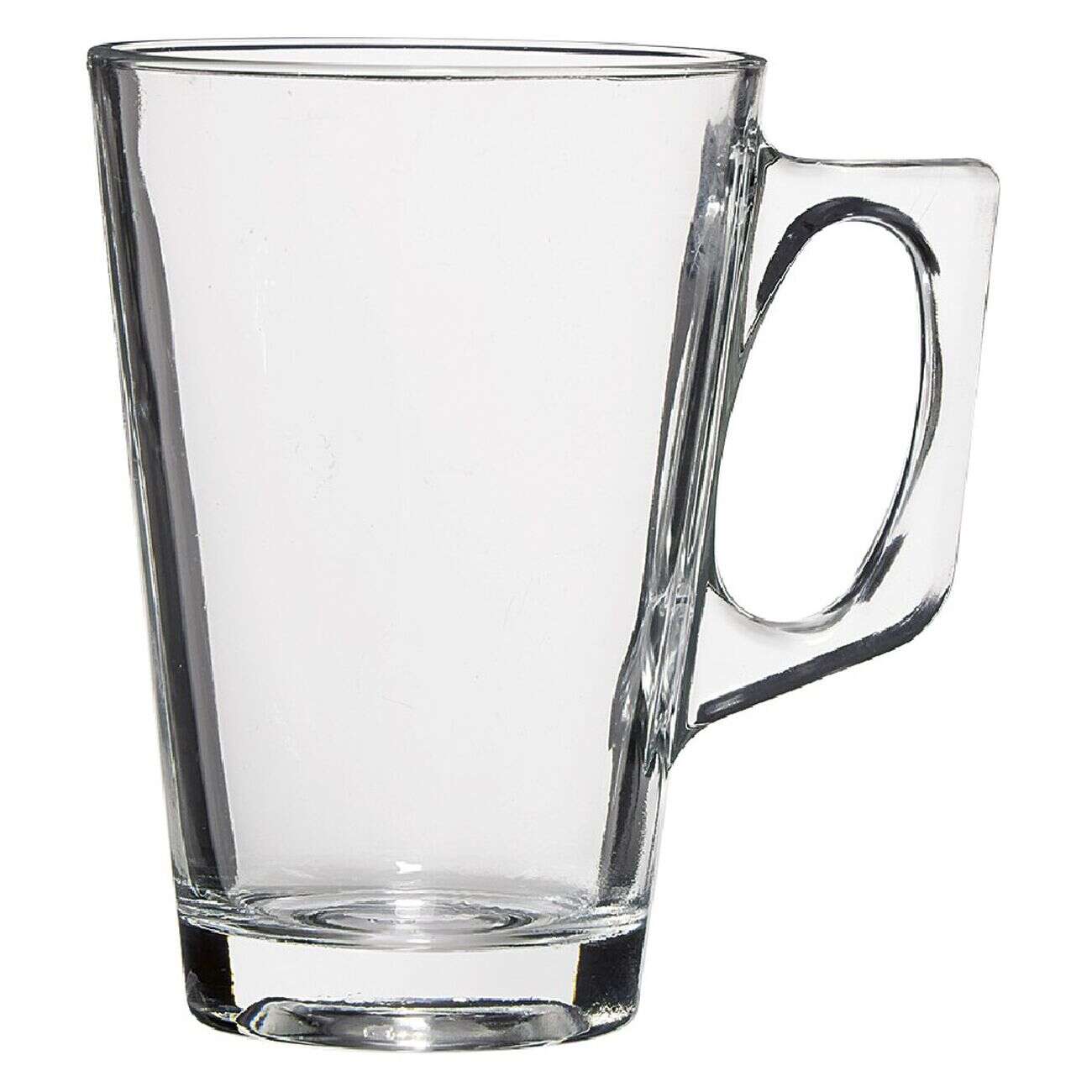 Tasse à café en verre transparent x3