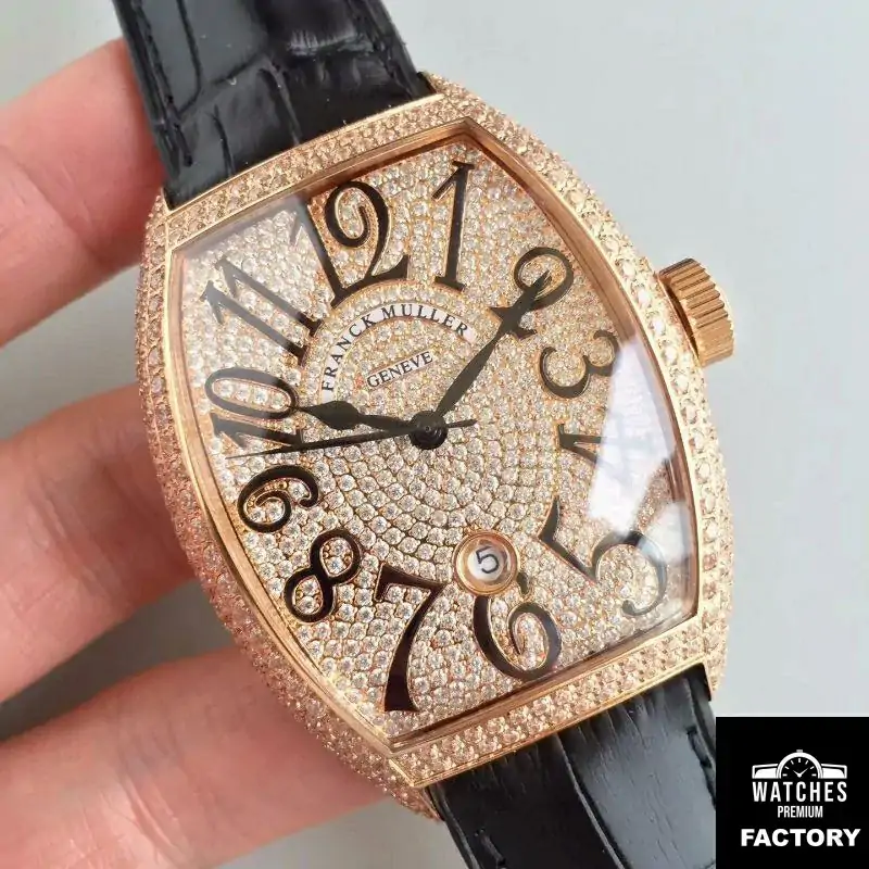 Franck Muller 8880 SC DT Rose Gold Diamonds Dial