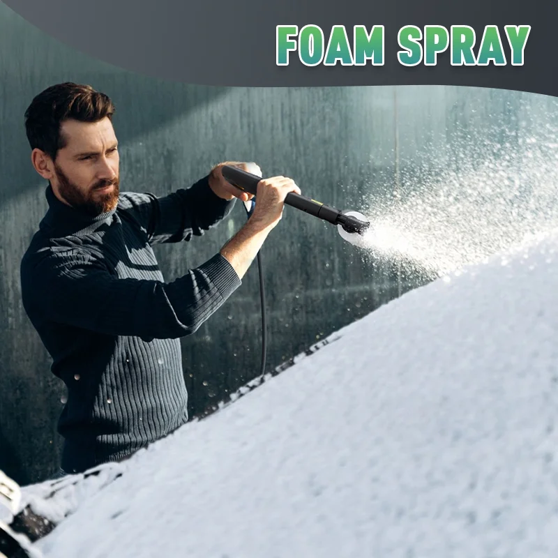 Electric Pressure Washer 5000PSI-Max 3.6GPM Power Washer Touch Screen Adjustable Pressure,4 Nozzles and 500ml Foam Cannon Power Washer Cleaning for Patio Yellow(5000 psi) - Image 5