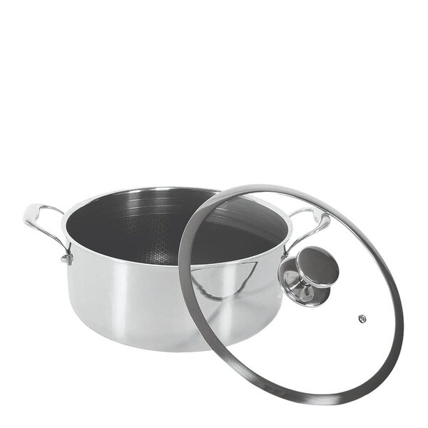 Hybrid kasserolle med lokk 5L 24 cm