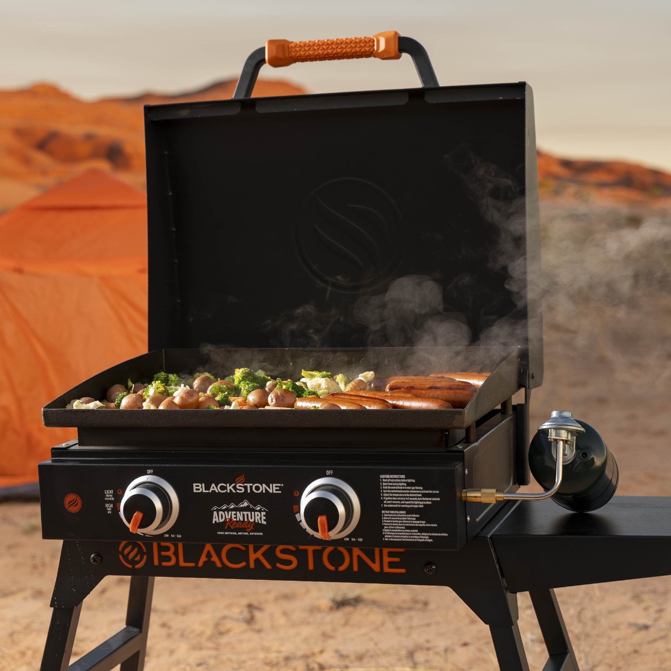 Adventure Ready 22 Griddle with Stand and Adapter Hose