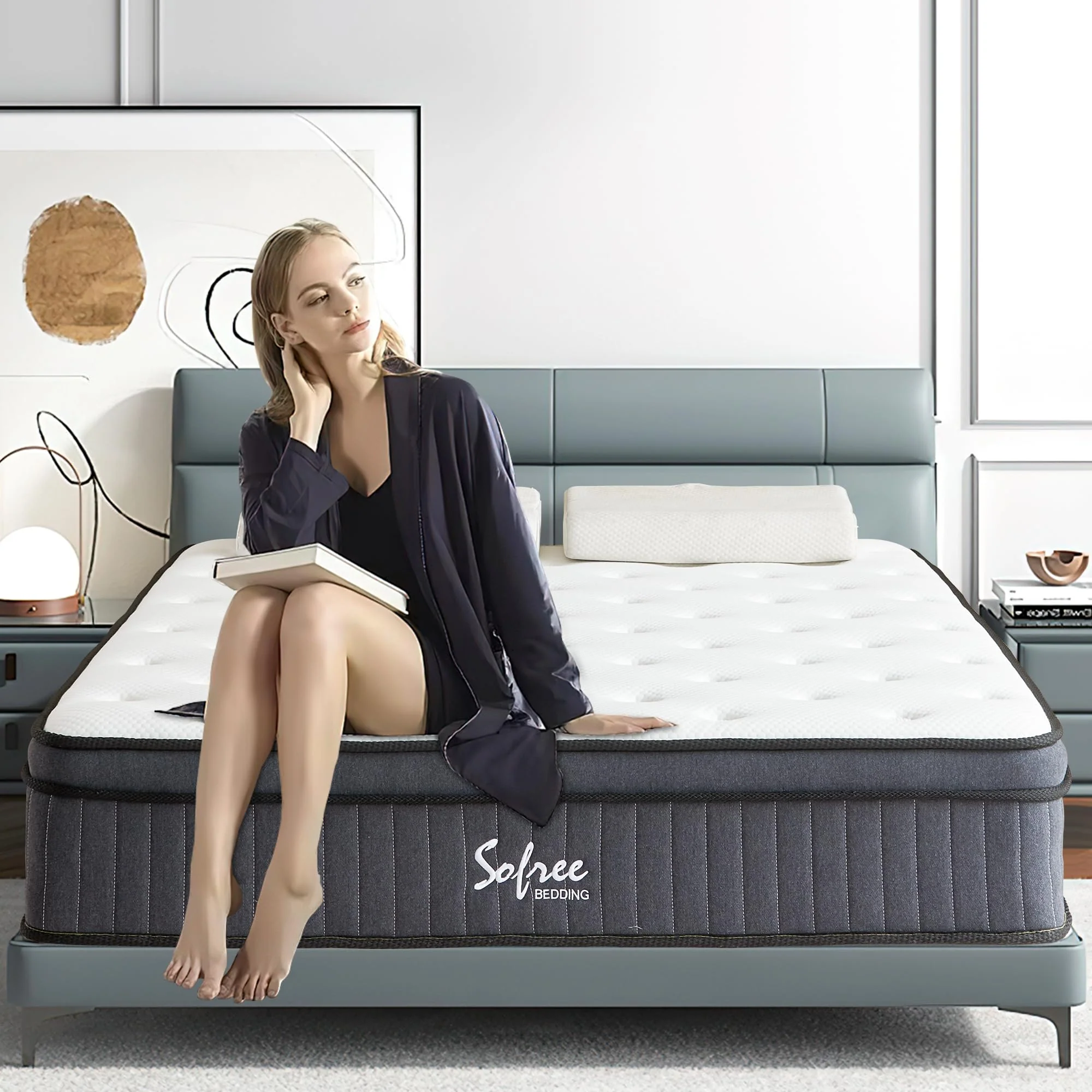 Sofree bedding 12 Inch Memory Foam Hybrid Mattress