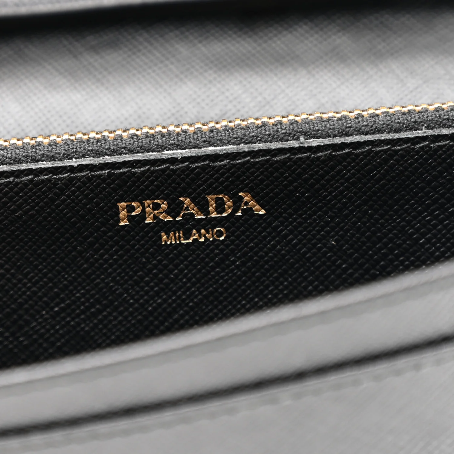 Saffiano Metal Flap Wallet With Strap Black
