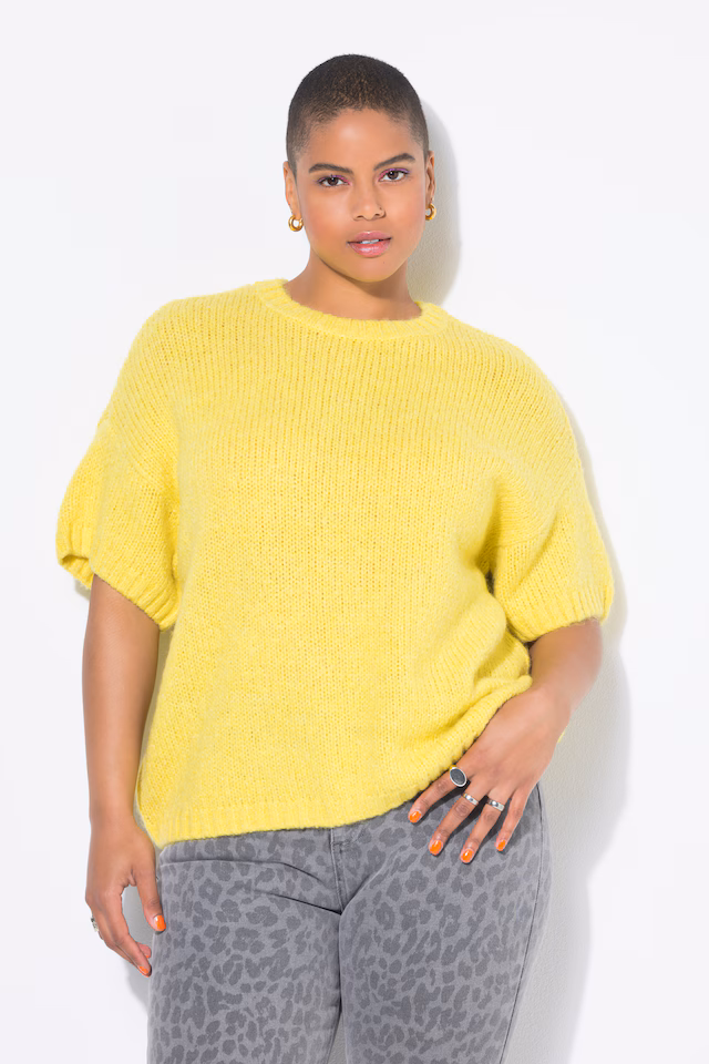 Oversized Short Sleeve Sweater