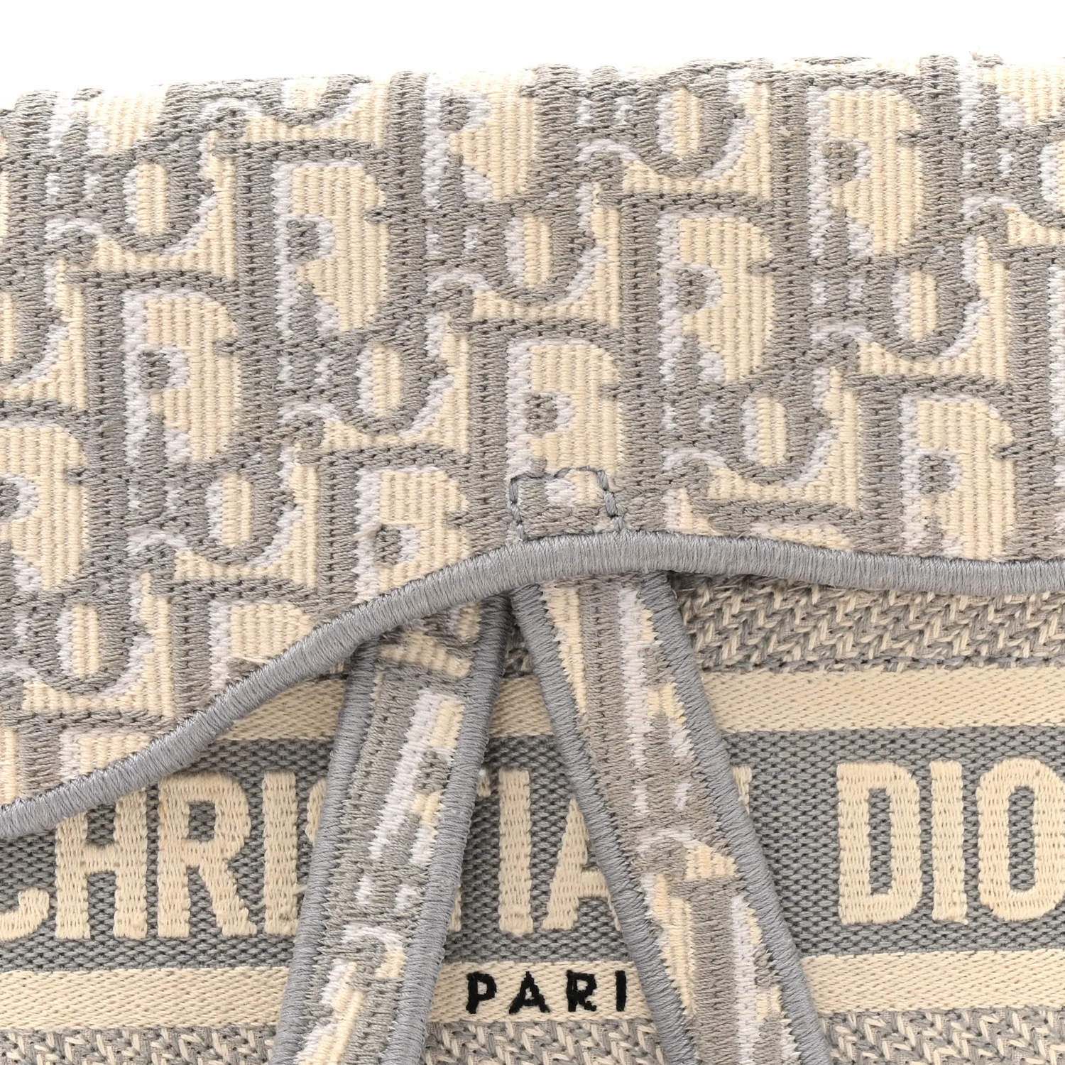 Oblique Slim Saddle Pouch Grey