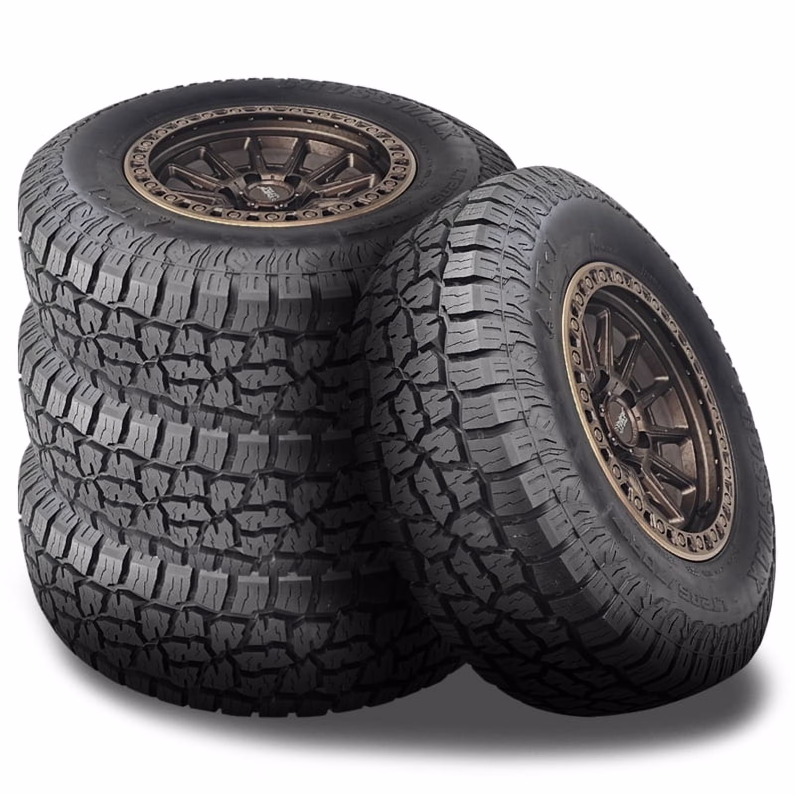 4 AT-1 285/75R16 126/123R All Terrain Tires [ Load Range E 10 PLY ] LTR-1604-AT-CS / 285/75/16 / 2857516