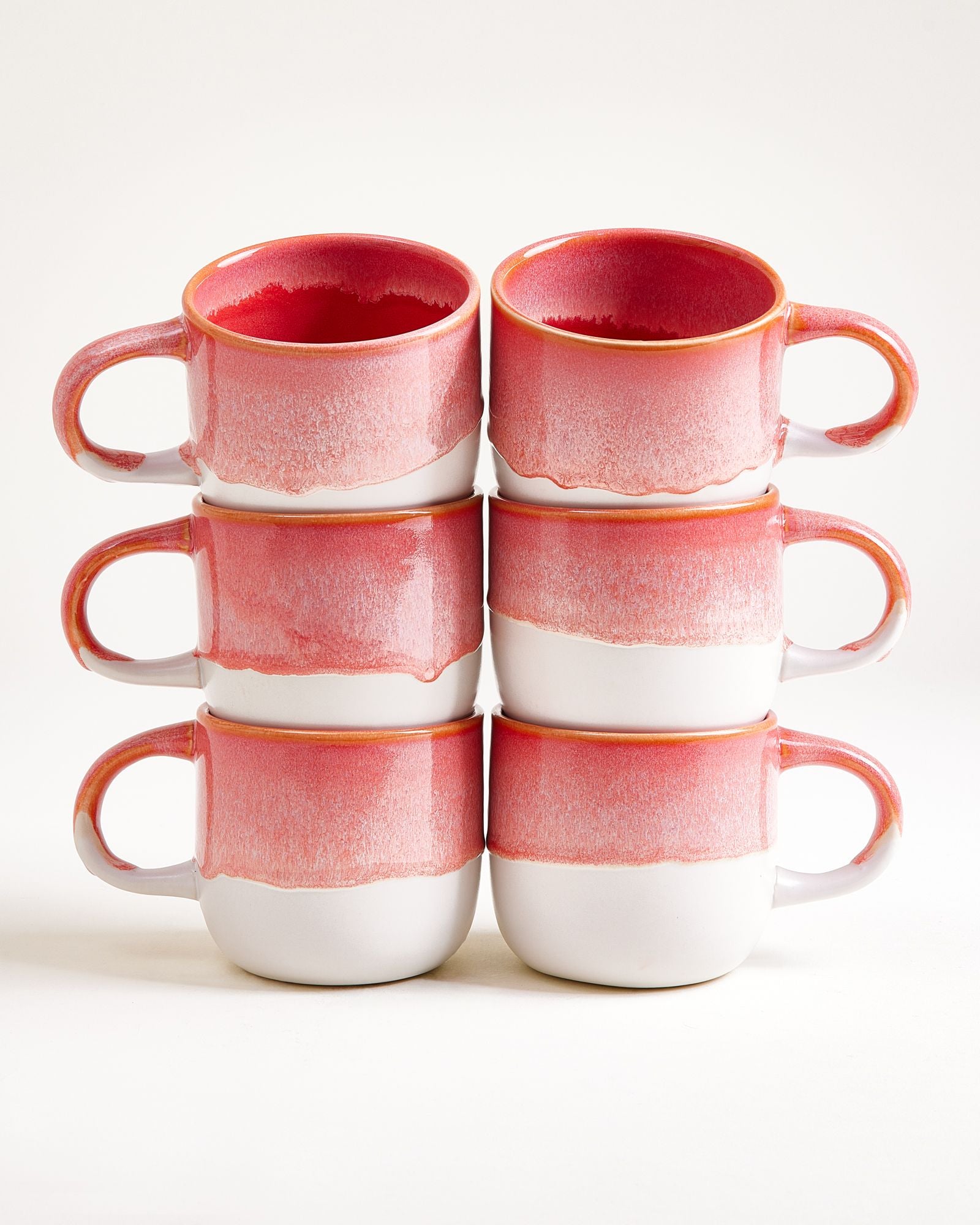 COIMBRA - LARGE MUG PINK SET OF 6