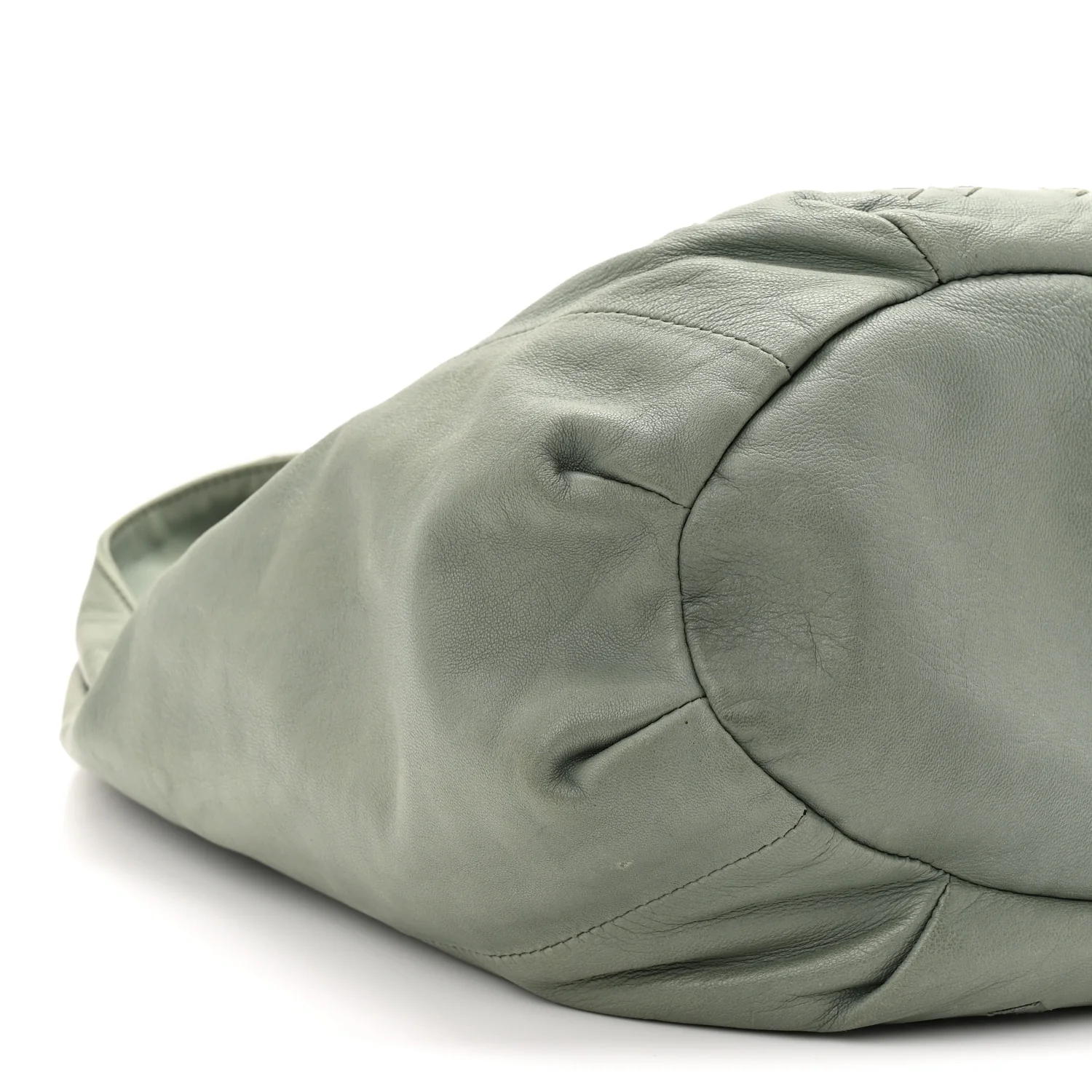 Nappa Woven Hobo Aloe