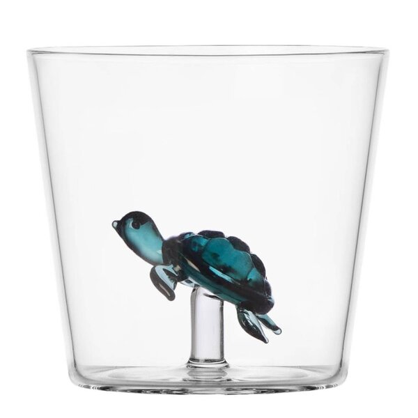 Marine Garden vannglass 35 cl skilpadde