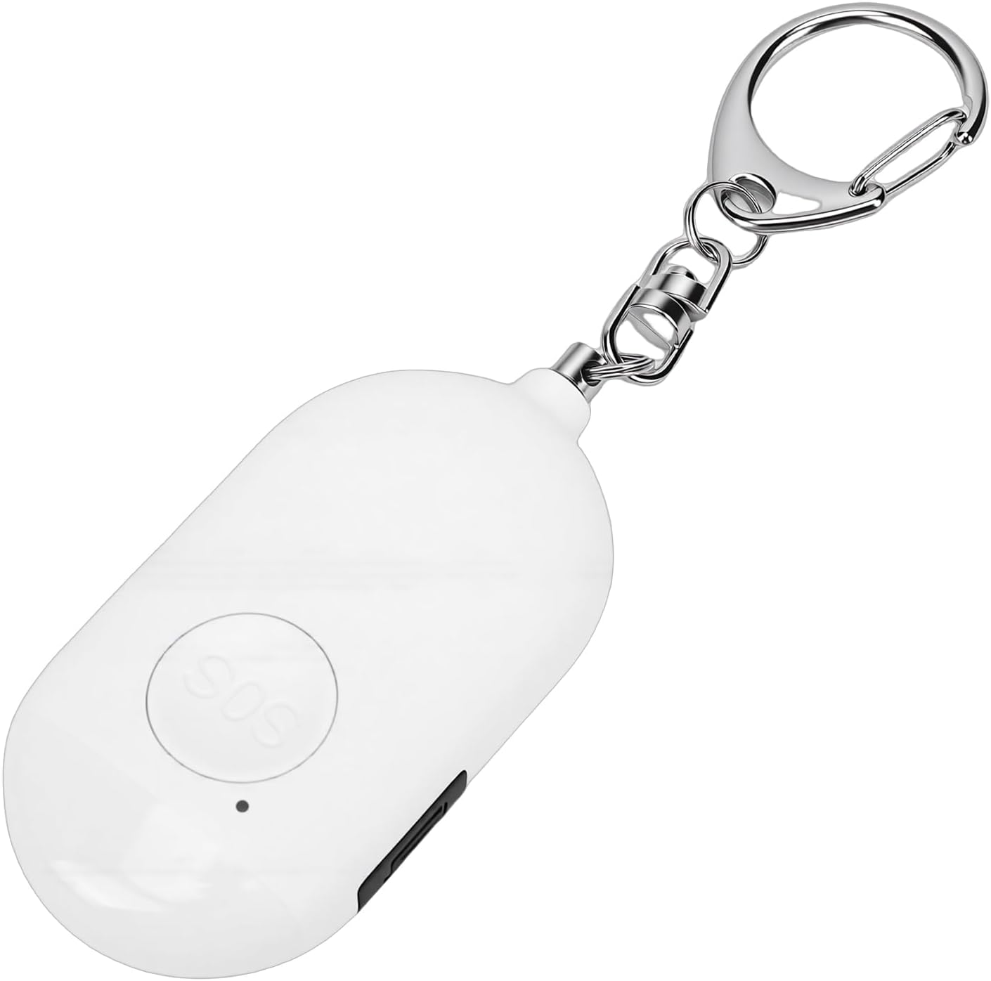 Zopsc Personal Safety Alarm, 130dB Siren Keychain with LED Flashlight, Rechargeable IP44 Alarm for Women, Emergency Alert Device for Walking Jogging
